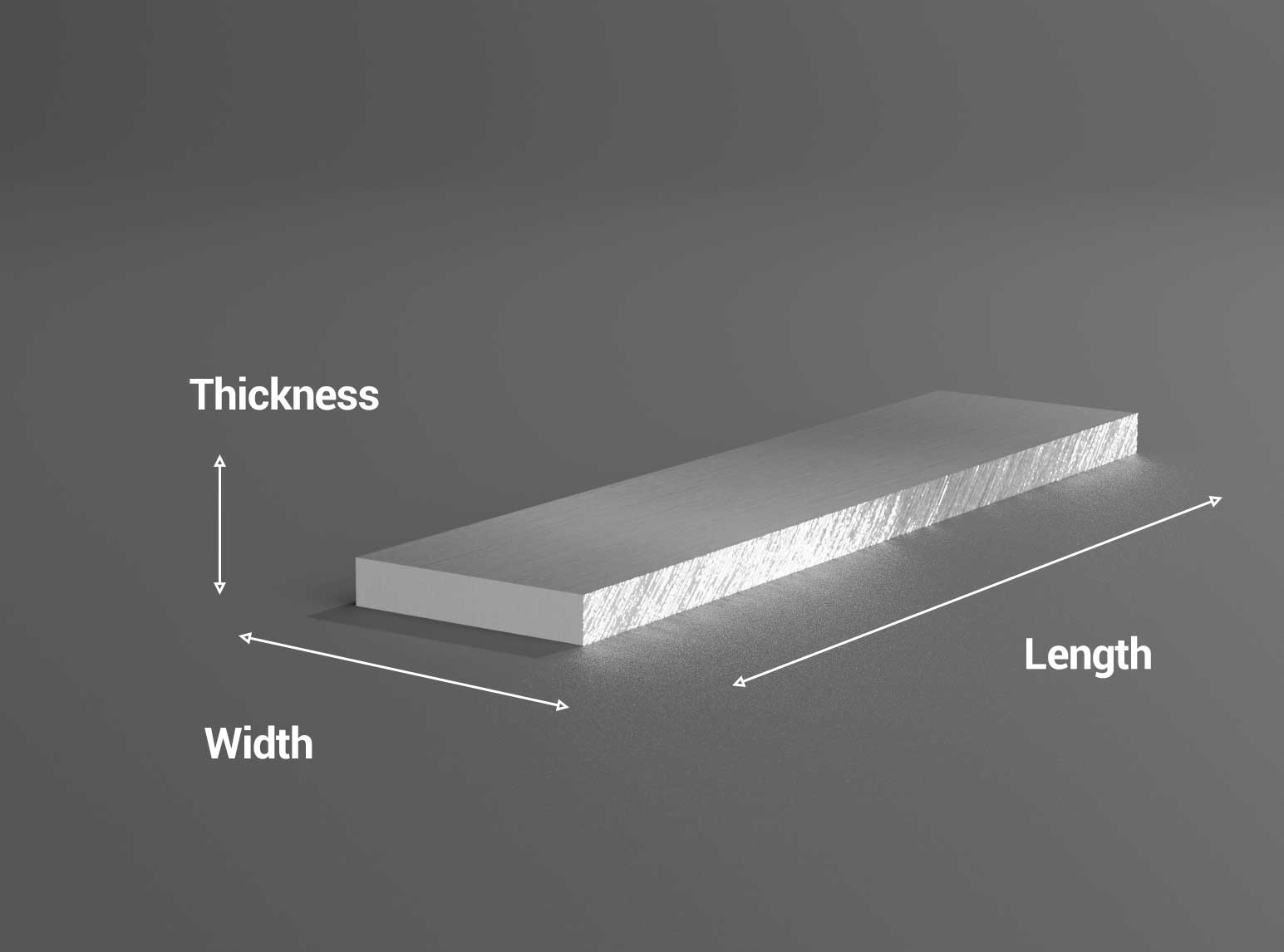 aluminium flat bar weight calculation parameters